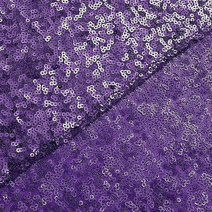 Sugargirl Purple Sequin Backdrop Curtain 4 Panels 2FTx8FT Glitter Purple Background Drapes Sparkle Photography Backdrop for Party Wedding Birthday Wall Decoration