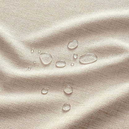 MIULEE Ivory Linen Tablecloth 52x70 Inch Rectangle Table Cloth Waterproof,Stain Resistant & Wrinkle Resistant for Dining Party Wedding