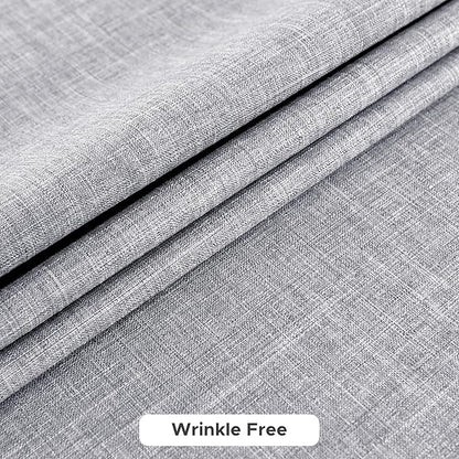 Fitable Faux Linen Tablecloths for Rectangle Tables: Water & Stain Resistant Farmhouse Table Cloth, Washable Burlap Textured Table Covers for Kitchen Dining Party(2 Pack, 60x102 Inch, Light Grey)