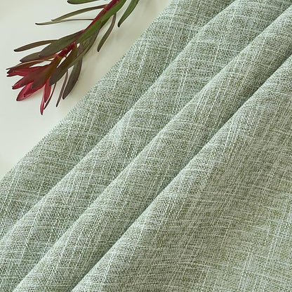 maxmill Flaxy Faux Linen Table Cloth with 2-Tone Slubby Texture Wrinkle Free Anti-Shrink Soft Tablecloth Decorative for Kitchen Dining Tabletop Outdoor and Indoor Use Rectangle 60 x 104 Inch Sage