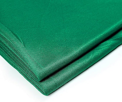 VDS Pack of 3 Panel (30 Inch X 20 Feet) Wedding Arch Draping Fabric Sheer Chiffon Fabric Drapery for Wedding Ceremony Reception Swag Backdrop Canopy Chuppah ARBO Altars Decoration (Emerald)