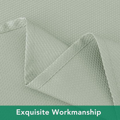 Biscaynebay Round Tablecloth 70 Inch-Sage Outdoor Fabric Table Cover-Small Circle Folding Table Cloths Linen Water Resistant Washable for Kitchen Dining Picnic Patio Outdoor Party Restaurant Tables