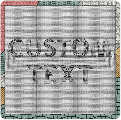 Custom Sign, Custom Street Sign, 11 Font Colors, 13 Font Styles, 4 Hole Options, 22 Sizes, 12x12 Inches, Rust Free DiBound, Fade Resistant, Made in USA by My Sign Center (Fauxsaic 2)