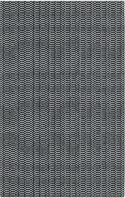 KOZYFLY Washable Area Rug 2x3 Ft Small Entryway Rug Indoor Door Mat Throw Rugs with Rubber Backing, Braided Cotton Floor Carpet for Front Entrance Bathroom Kitchen Foyer, Grey/Charcoal Grey