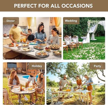 sancua Square Tablecloths 85x85 Inch, 2 Pack - Sage Green Fabric Table Cloth for Square or Round Tables, Washable Polyester Table Cover for Outdoor Party, Birthday, Buffet, Resturant