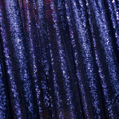 JYFLZQ Navy Blue Sequin Backdrop Curtains 4ft x 6.5ft 1 Panel Glitter Photo Booth Backdrops Sparkly Photography Background Drapes for Parties Wedding Bridal Showers