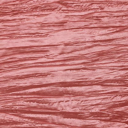 YOUR CHAIR COVERS - 90 x 132 inch Rectangular Crinkle Taffeta Tablecloth - Coral, Rectangle Table Linens for 6 ft Rectangular Tables, Wedding Crushed Table Cloth