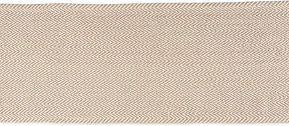 DII Woven Basic Tabletop Collection Chevron Table Runner, 15x72, Stone