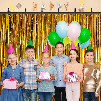 T-Shape Backdrop Stand 8x7.2FT, Height and Width Adjustable Background Stand for Parties,Green Screen Holder with 6 Spring Clamps