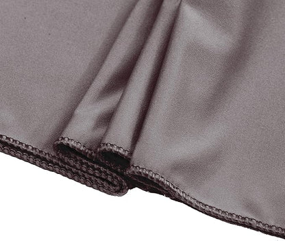 MDS Pack of 50 Spandex Chair Sashes Bows Elastic Stretch Dining Chair Bands Ties Without Slider Buckle Universal fits for Wedding Baby Shower Birthday Party Banquet Event Decoration - Silver Grey