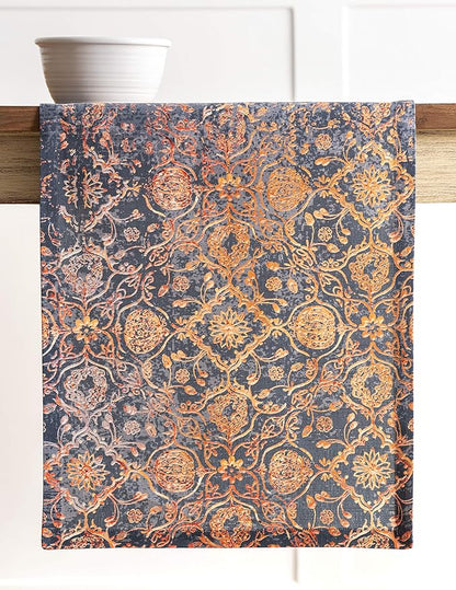 Maison d' Hermine Table Runner 100% Cotton Single Layer Table Runners 48 inches Long for Thanksgiving Christmas Decorations Home Kitchen Dining Party Wedding (Imperfection, 14.5" x 48")
