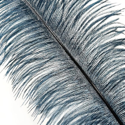 Happy Feather 16-18 inch Ostrich Feathers Craft for Wedding Party Centerpieces Home Decoration DIY Craft Pack of 10-Turquoise