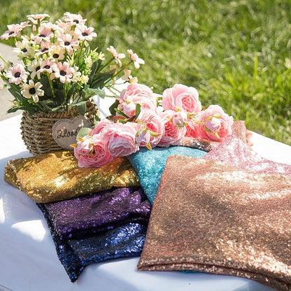 JYFLZQ Navy Blue Sequin Backdrop Curtains 8ft x 8ft 1 Panel Glitter Photo Booth Backdrops Sparkly Photography Background Drapes for Parties Wedding Bridal Showers