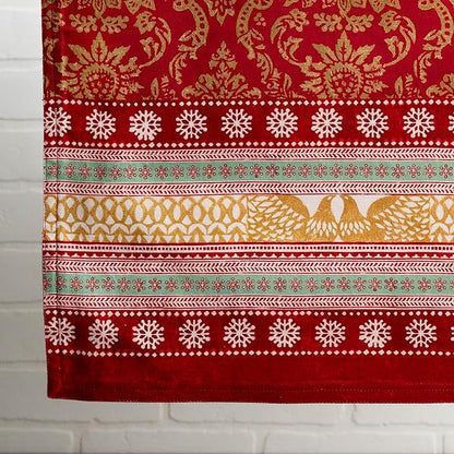 Maison d' Hermine Table Runner 100% Cotton Double Layer Table Runners 108 inches Long Decorative for Home Kitchen Dining Party Baby Shower Wedding Bridal Shower (Sofia, 14.50" x 108")