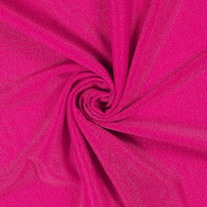 VDS Pack of 1 Panel (30 Inch X 50 Feet) Wedding Arch Draping Fabric Sheer Chiffon Fabric Drapery for Wedding Ceremony Reception Swag Backdrop Canopy Chuppah ARBO Altars Decoration (Hot Pink)