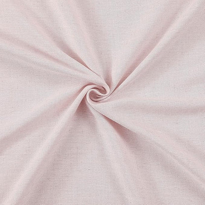 Vision Home Soft Pink Pinch Pleated Semi Sheer Curtains Textured Linen Blended Light Filtering Window Curtains 95 inch for Living Room Bedroom Pinch Pleat Drapes with Hooks 2 Panels 40" Wx95 L
