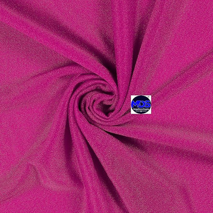 MDS Halloween Chiffon Draping Fabric - 2 Panel, 30" Wide x 20ft Long - Sheer Spooky Arbor & Canopy Drapery for Haunted House Backdrops, Party Ceilings, DIY Costumes & Themed Events - Magenta