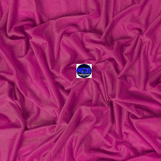 MDS Halloween Chiffon Draping Fabric - 1 Panel, 30" Wide x 50ft Long - Sheer Spooky Arbor & Canopy Drapery for Haunted House Backdrops, Party Ceilings, DIY Costumes & Themed Events - Magenta