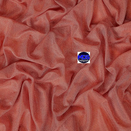 MDS Halloween Chiffon Draping Fabric - 1 Panel, 30" Wide x 30ft Long - Sheer Spooky Arbor & Canopy Drapery for Haunted House Backdrops, Party Ceilings, DIY Costumes & Themed Events - Terracotta