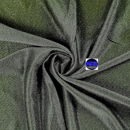 MDS Halloween Chiffon Draping Fabric - 1 Panel, 30" Wide x 30ft Long - Sheer Spooky Arbor & Canopy Drapery for Haunted House Backdrops, Party Ceilings, DIY Costumes & Themed Events - Olive Green